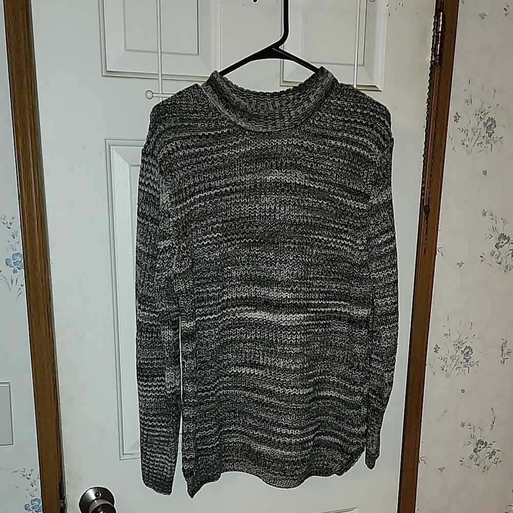 dip Black and Gray Women's Crew Neck Sweater